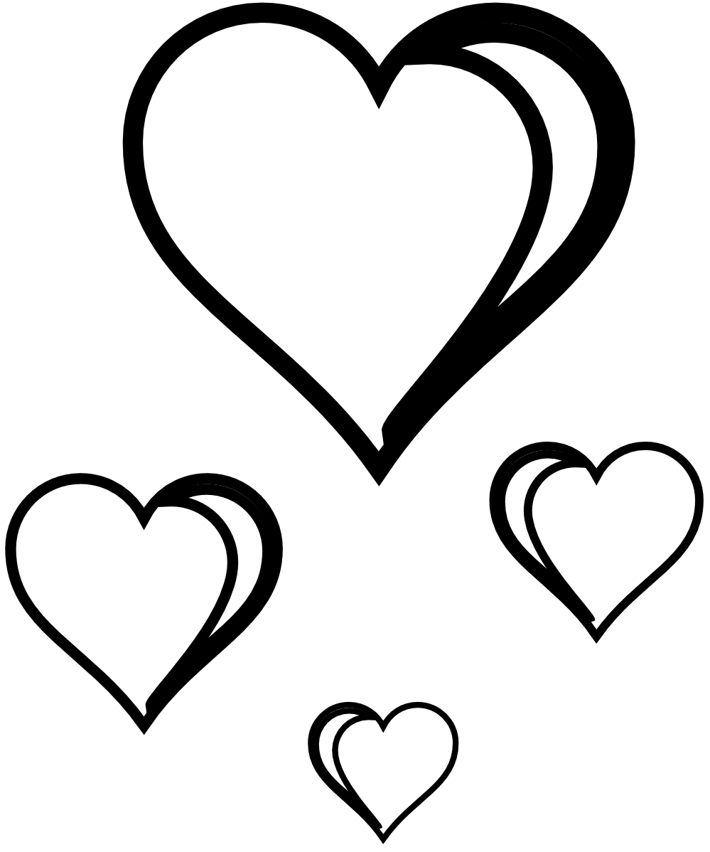 Free Black And White Valentines, Download Free Clip Art.