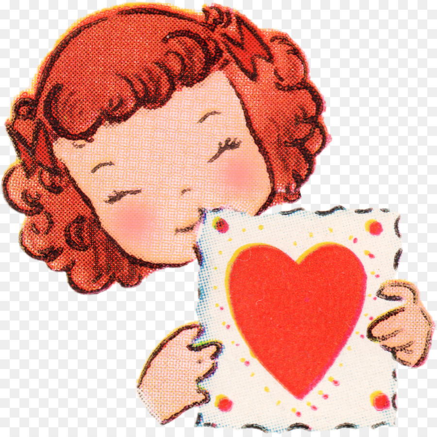 Valentines Day Heart Greeting card Clip art.