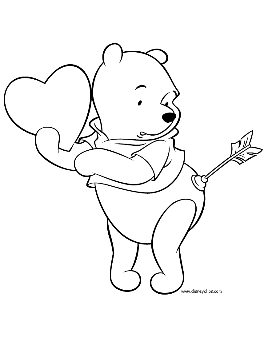 Free Valentine Coloring Pages Disney, Download Free Clip Art.