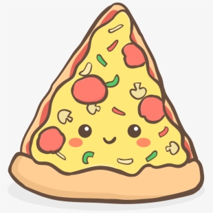 Pizza Clipart Kawaii.