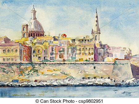 Valletta Illustrations and Stock Art. 251 Valletta illustration.