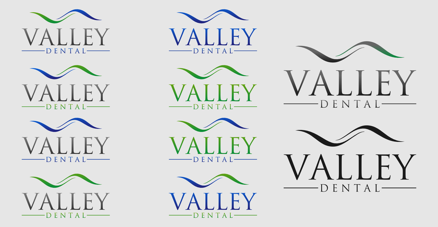Create the next logo for Valley Dental.