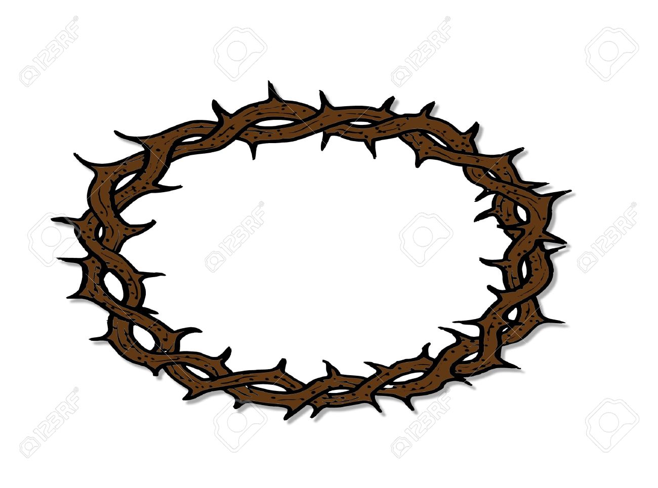 Free Free 218 Cross With Crown Of Thorns Svg SVG PNG EPS DXF File