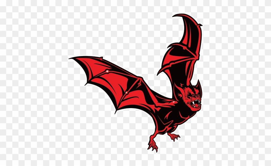 Bat Clipart Red Bat.