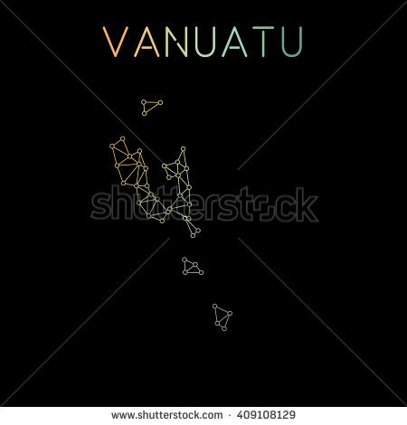 Vanuatu Black And White Clipart.