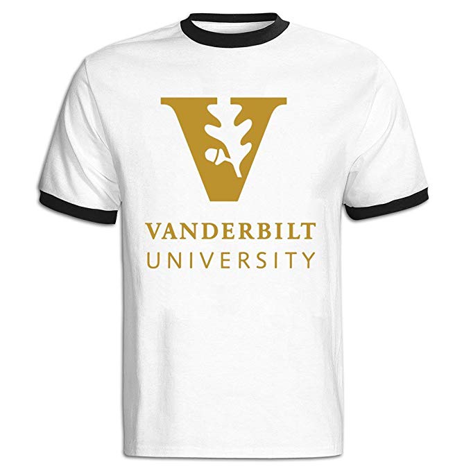 Amazon.com: Men\'s Vanderbilt University Logo Baseball Tee.