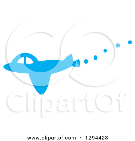 Airplane Vapor Trail Clip Art.