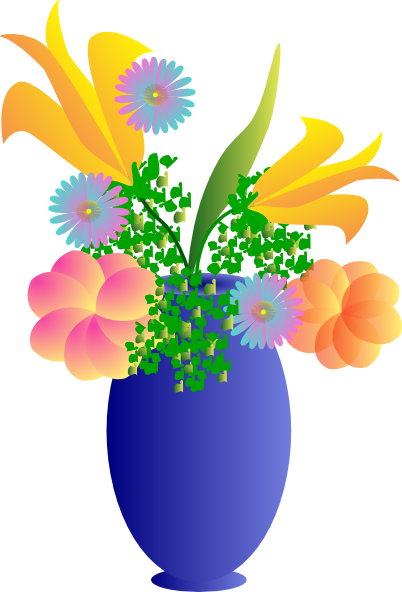 Vase Of Flowers Clip Art Vector Clip Art Online Royalty Free.