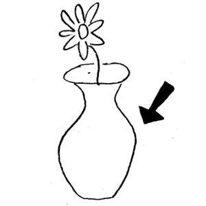 1819 Vase free clipart.