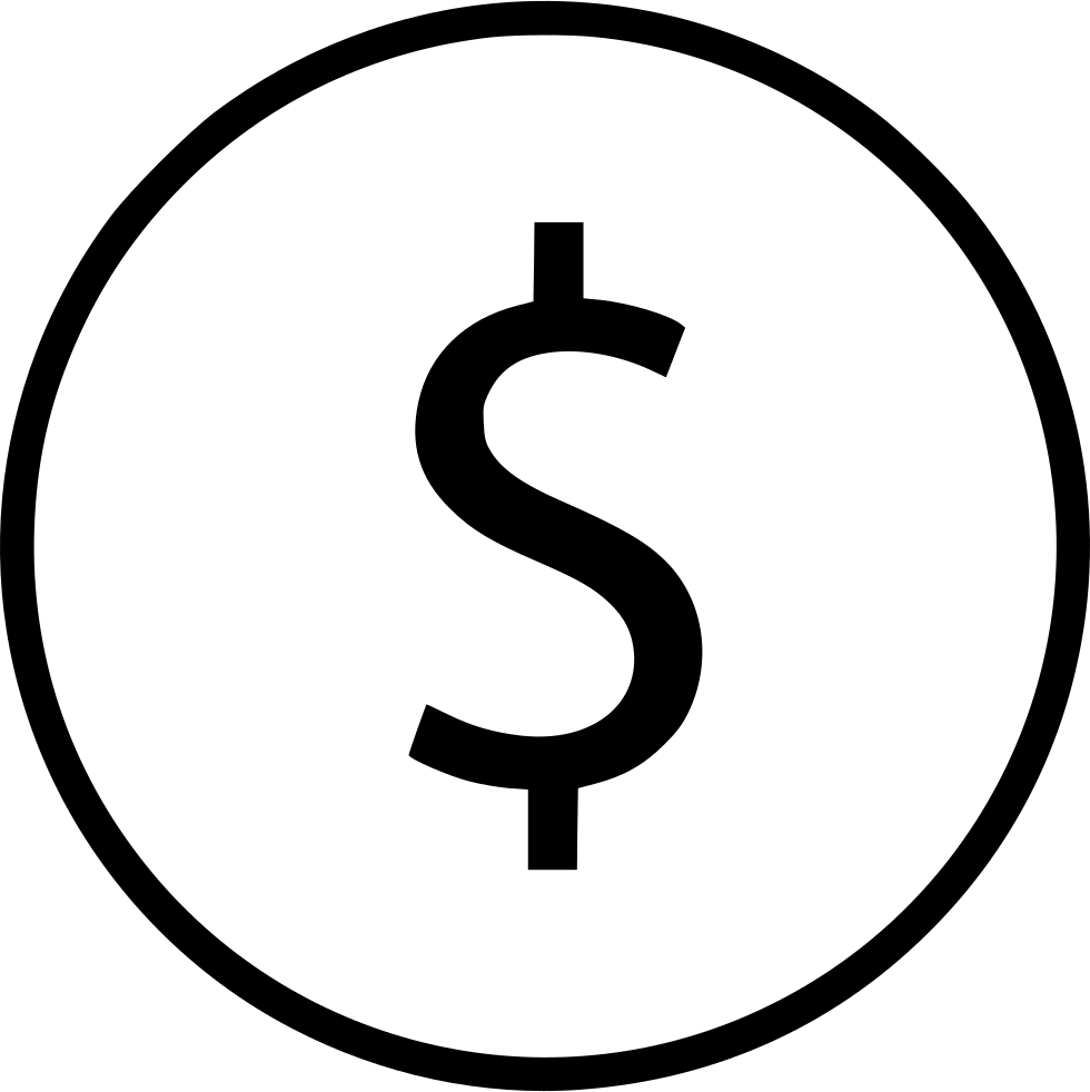 White Dollar Sign Png.