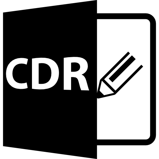 Cdr file format symbol Icons.