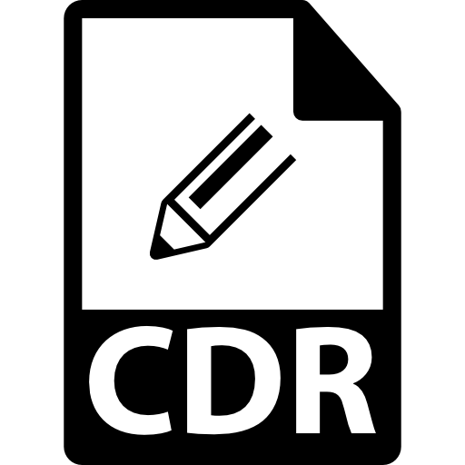 Cdr file format symbol Icons.