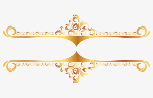 Free Gold Border Clip Art with No Background.