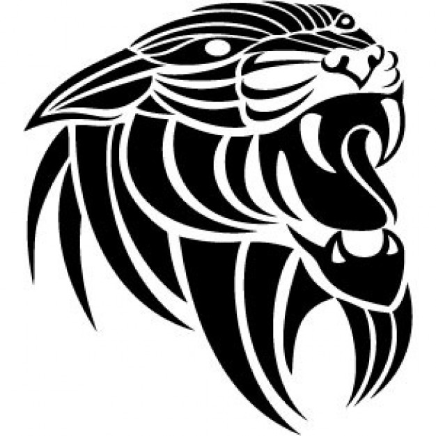 Panthera tribales Imagen vectorial.