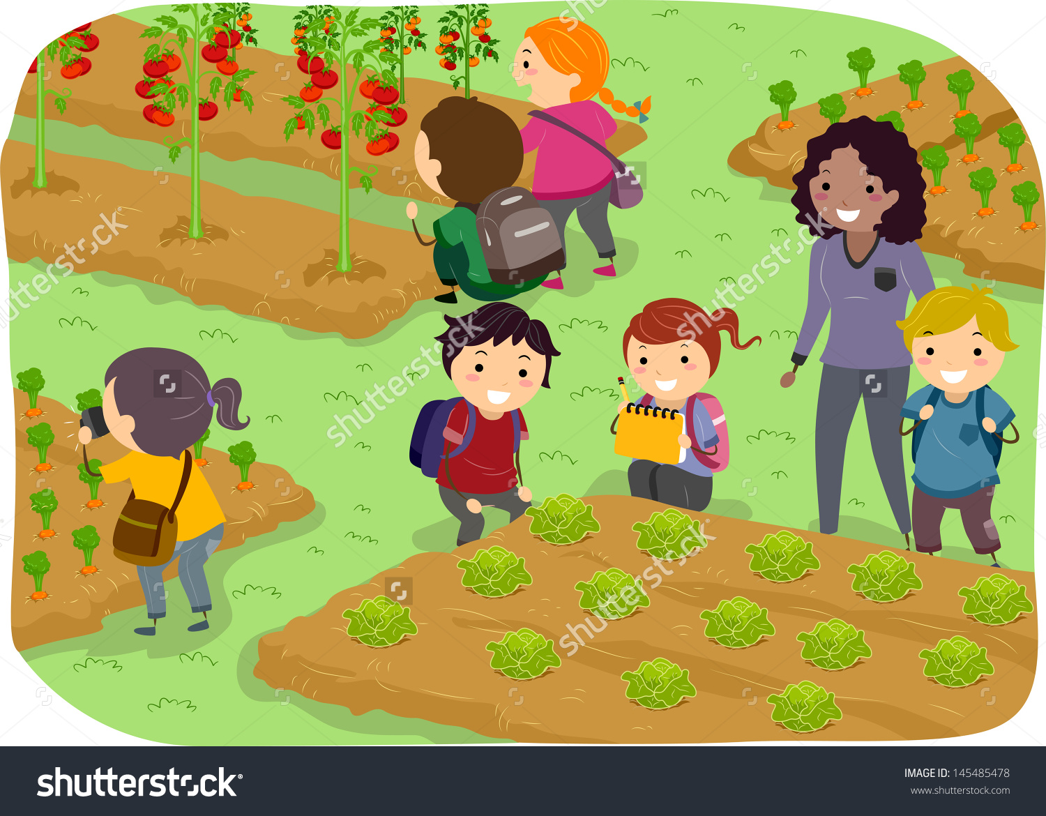vegetable field clipart 5