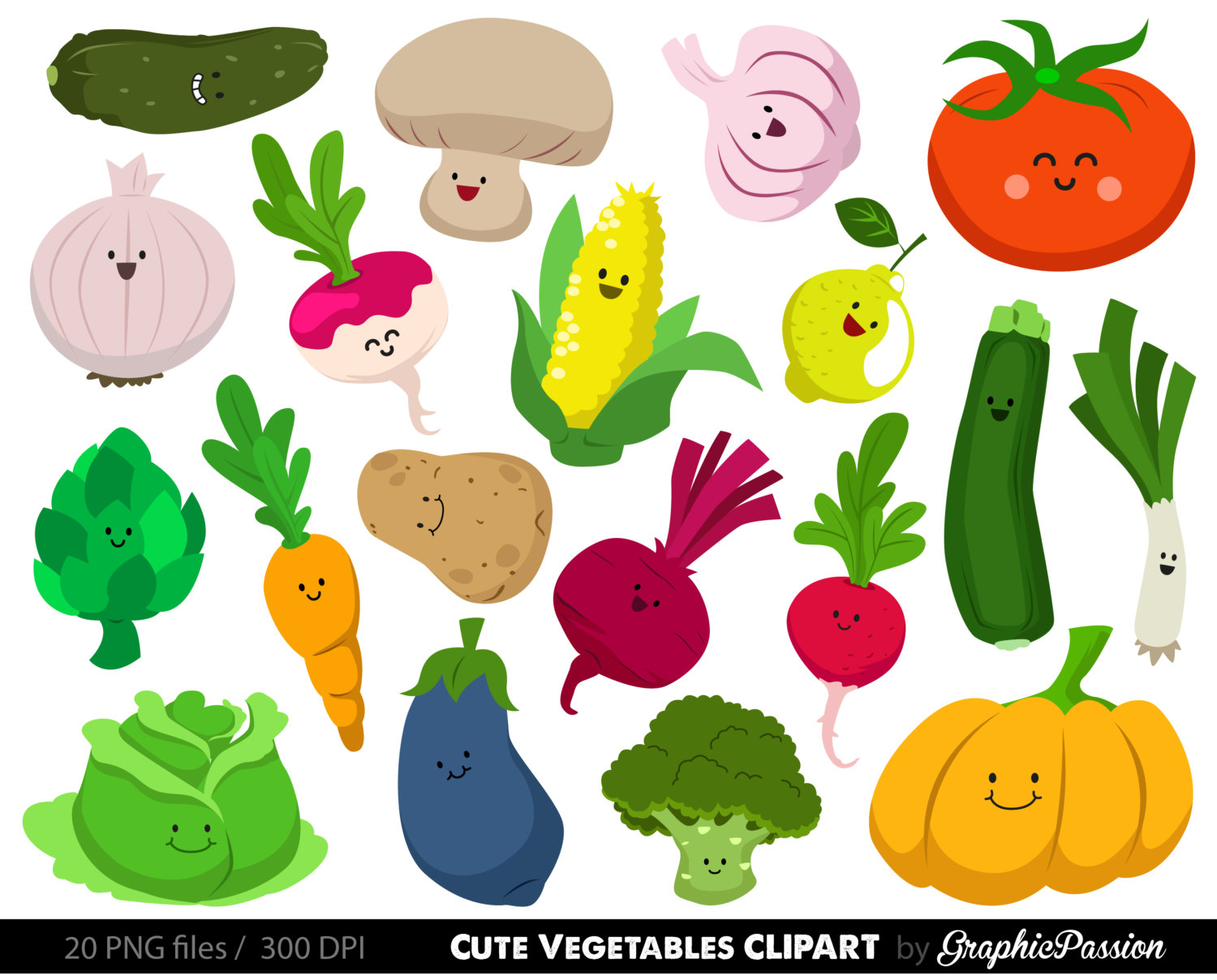 Vegetable clip art.