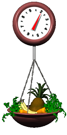 Animated gifs : Weighing scales.