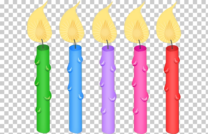 Vela cumpleaños dibujo, velas encendidas PNG Clipart.