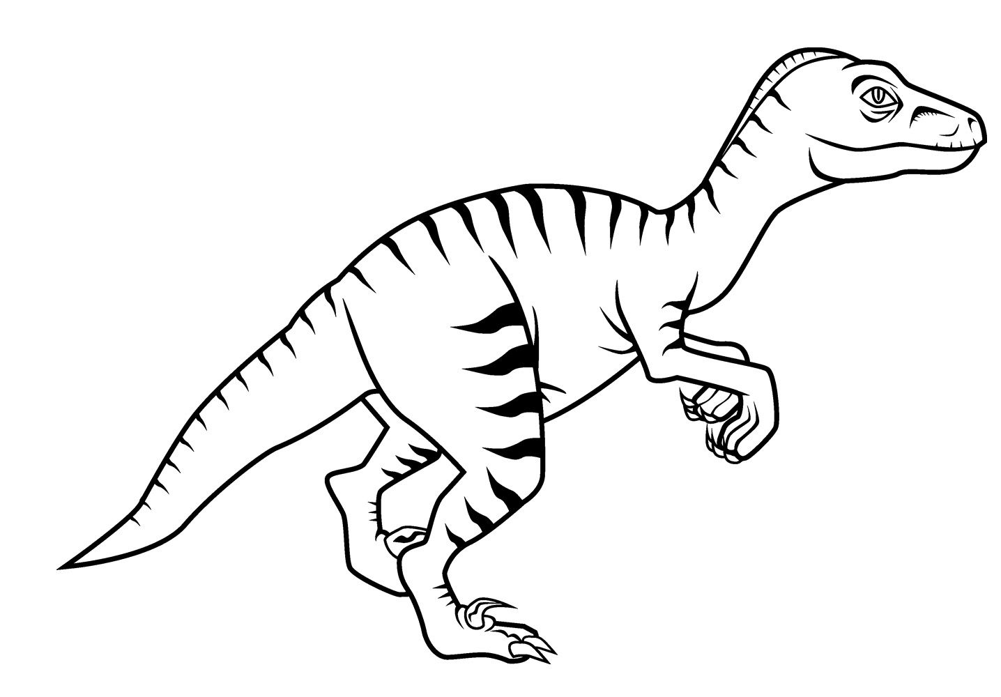 Velociraptor Clipart Black And White 10 Free Cliparts Download Images 