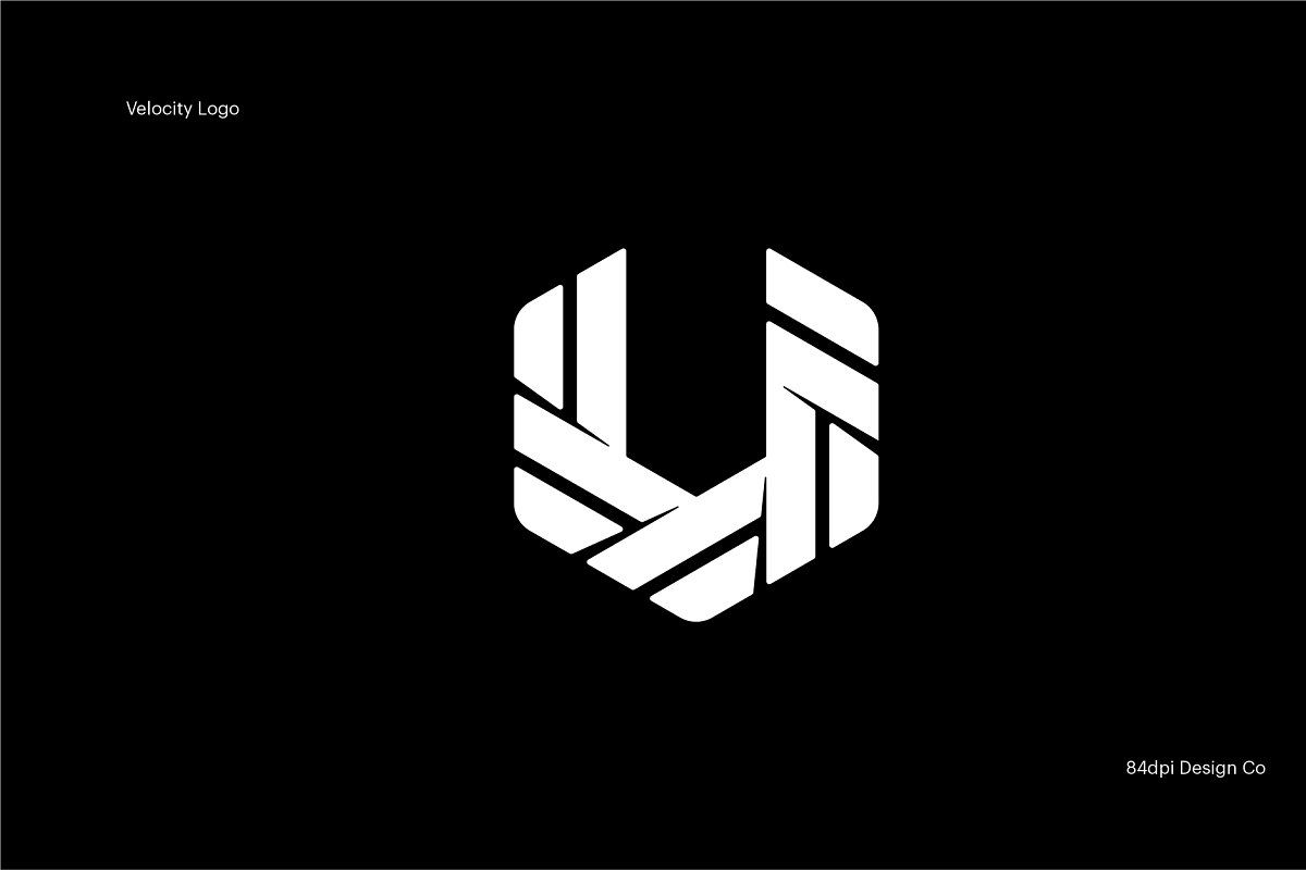 V is for Velocity Logo ~ Logo Templates ~ Creative Market.
