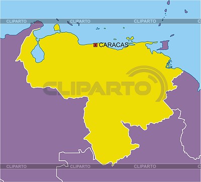 Venezuela map.