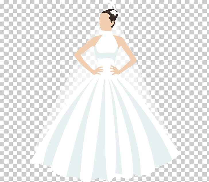 Vestido de novia novia blanca, mujer de la boda PNG Clipart.