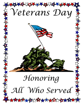 Veterans Day Program Cover.