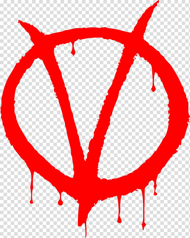 Evey Hammond V for Vendetta Guy Fawkes mask Logo, anonymous.