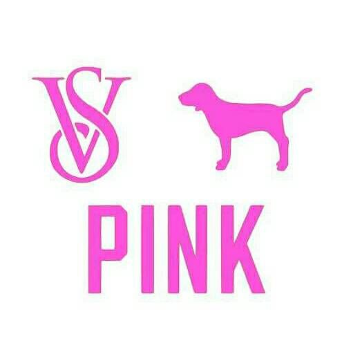Victoria secret pink dog Logos.