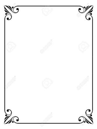 Image result for simple victorian border.