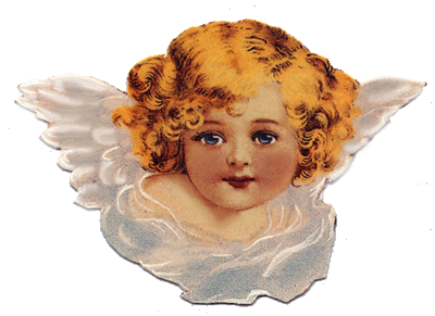 Victorian Angel Clipart.