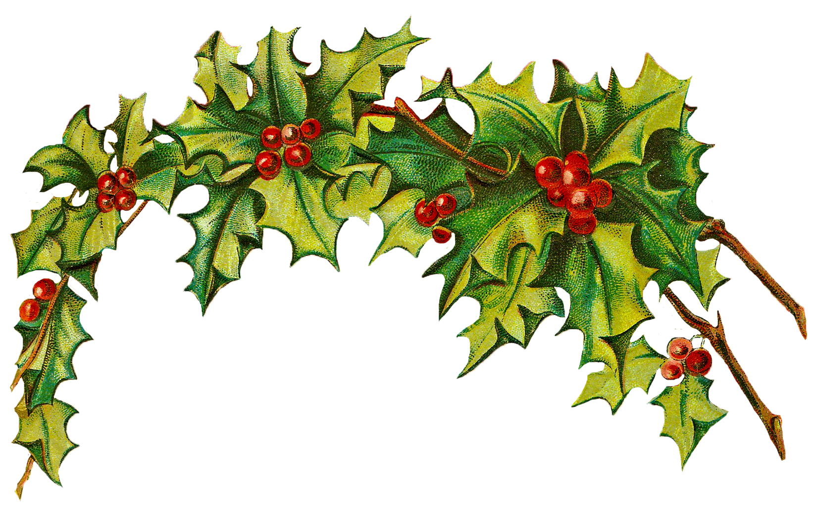 Christmas Vintage Clipart.