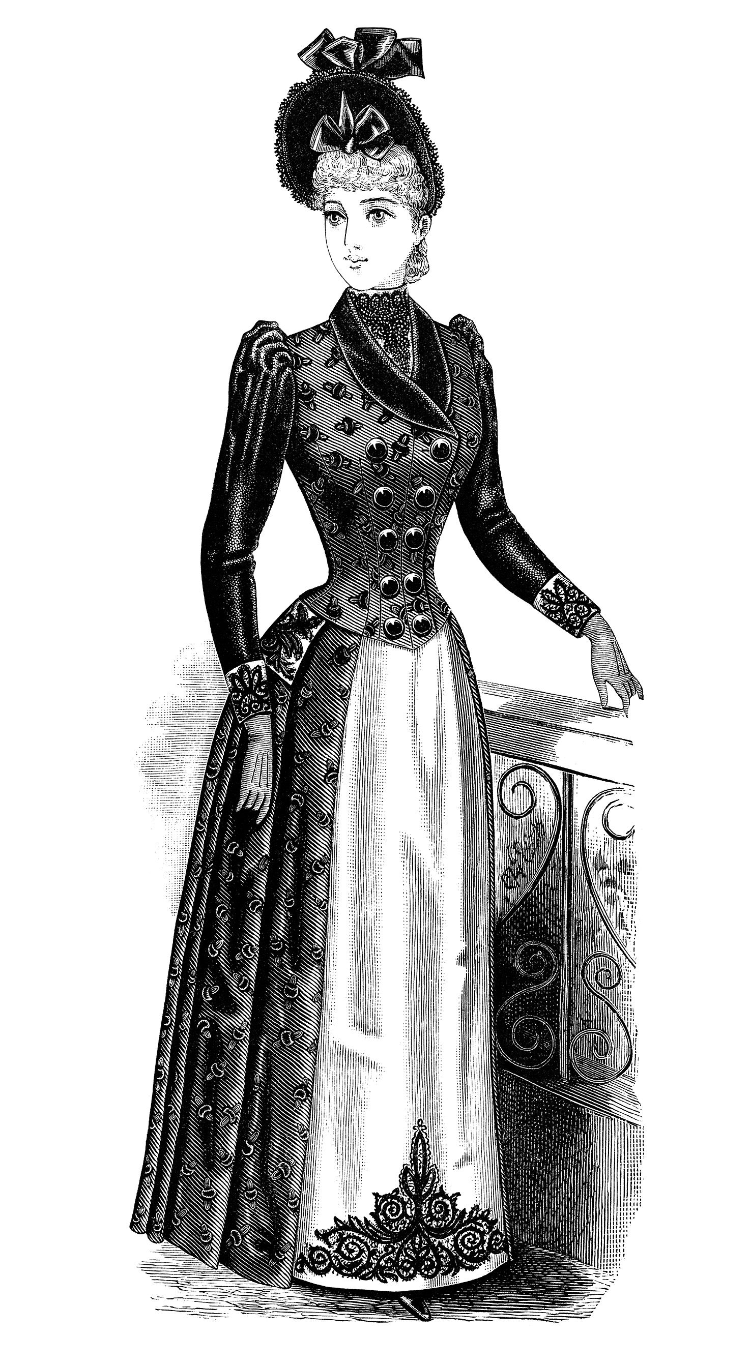 Victorian Ladies Clipart.