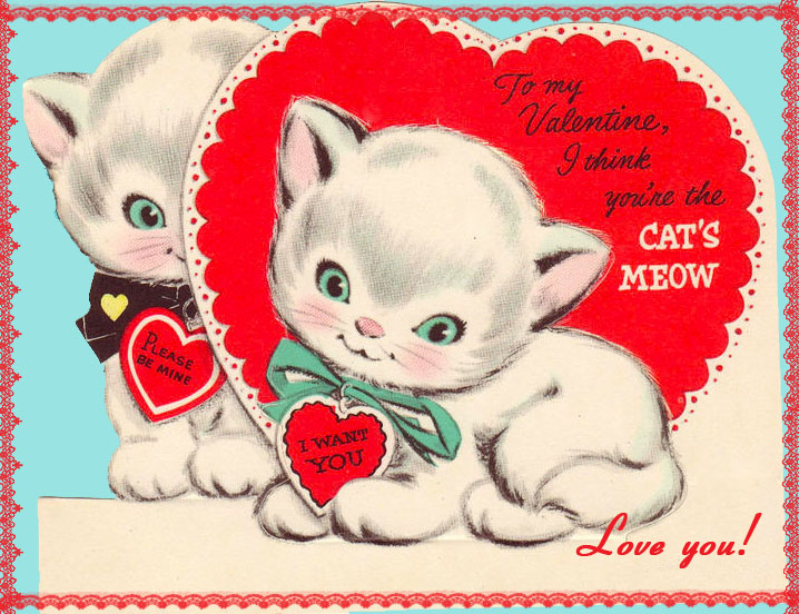 Vintage Valentines Day Cards.