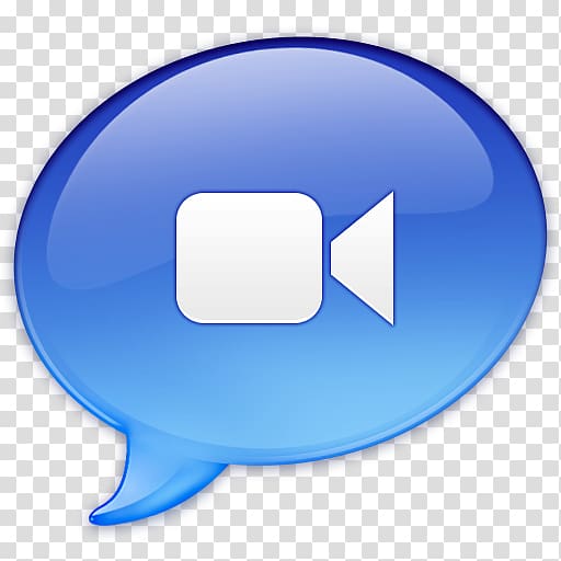 Blue and white video call logo , electric blue computer icon.