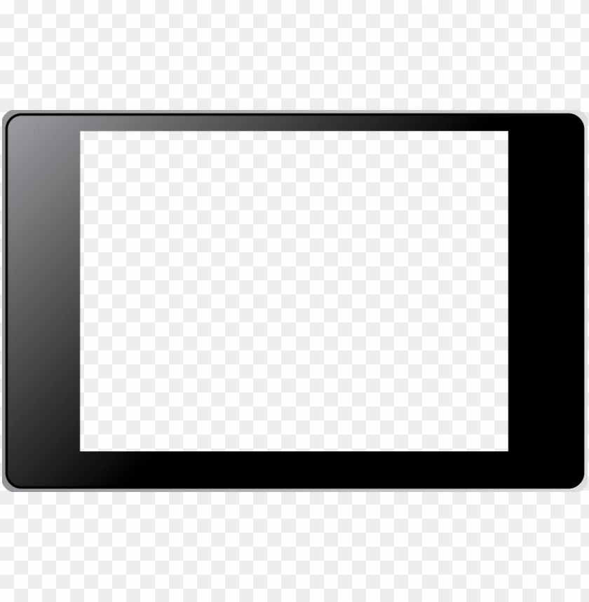 Download tablet video frame clipart png photo.