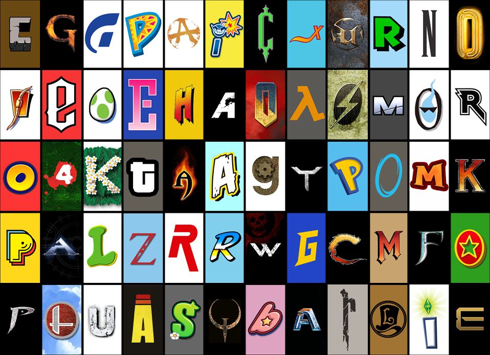 Name The Game: Video Game Font Quiz.