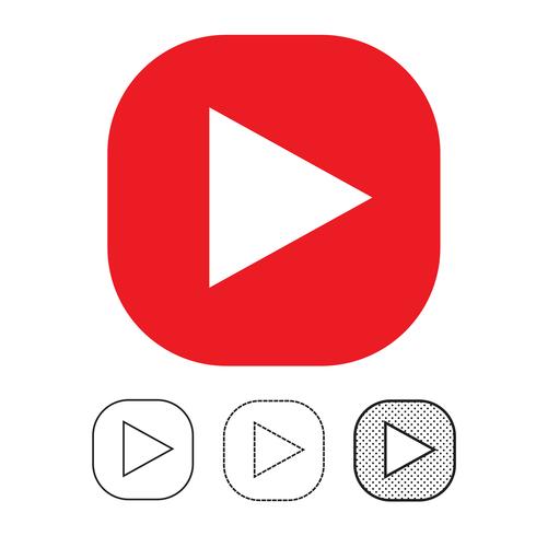 button video player icon.