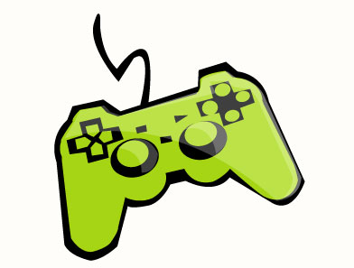 Video Game Controller Clip Art.