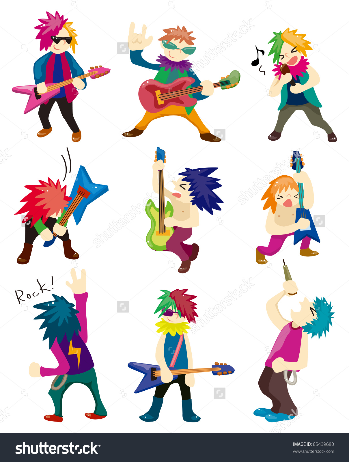 Showing post & media for Cartoon hard rock clipart.