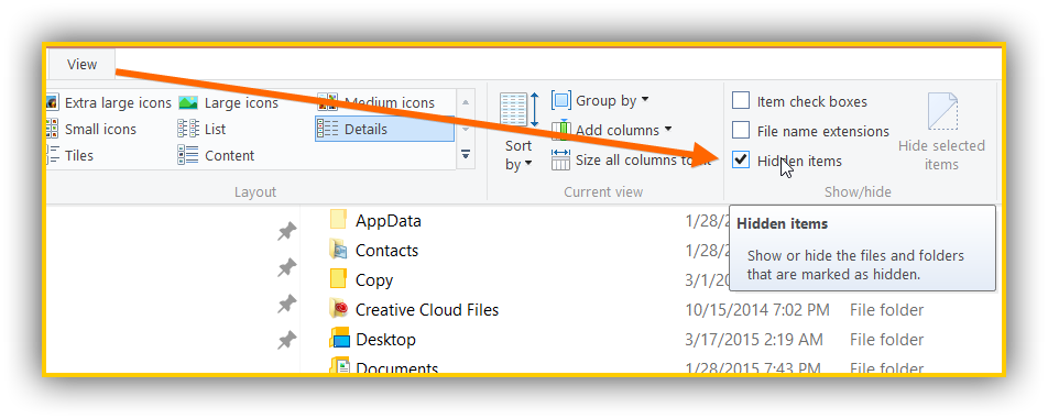 How To View The AppData Folder In Windows 10.