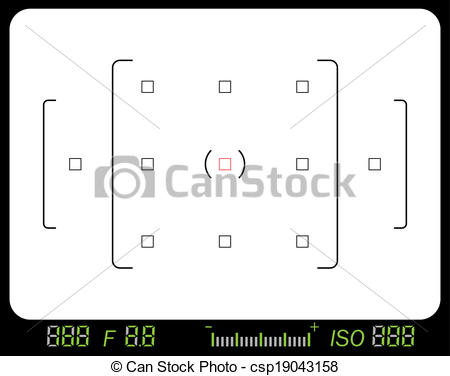 Clipart Vector of Viewfinder background csp19043158.
