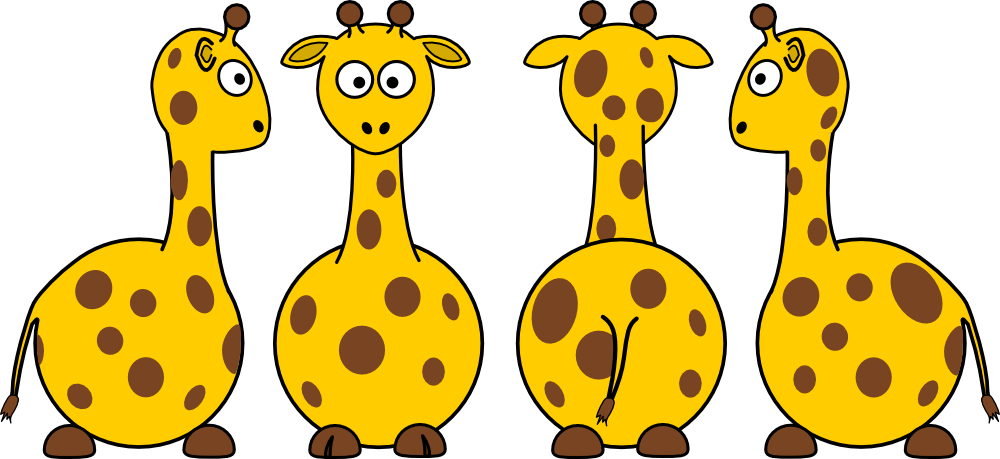 Giraffe Cartoon Picture.