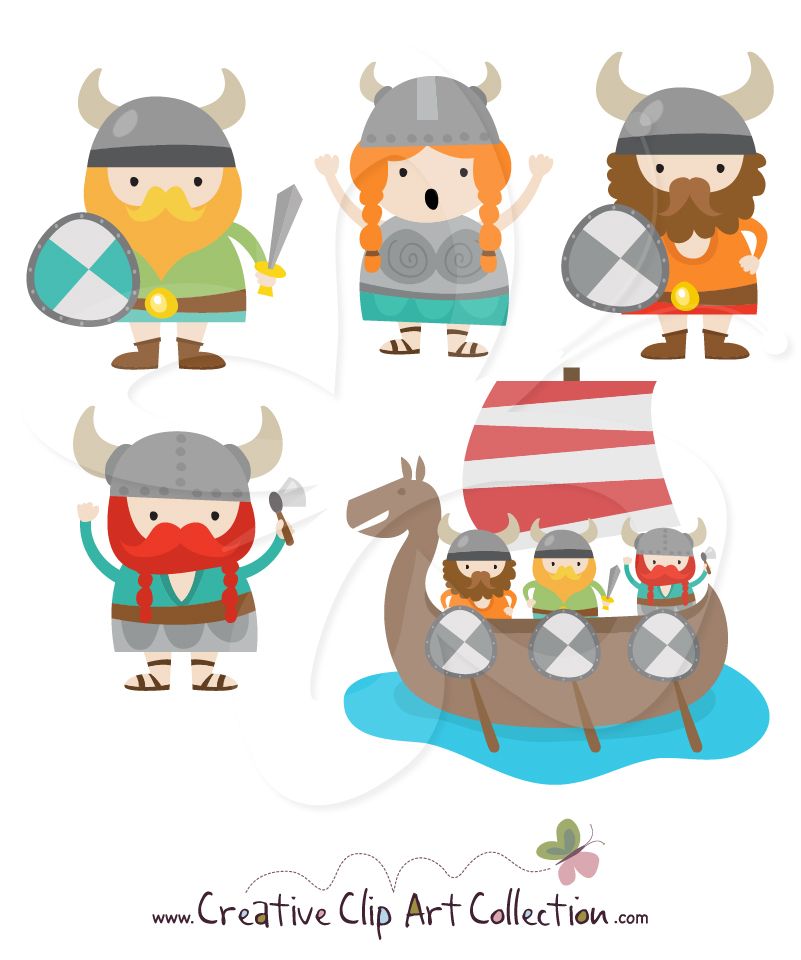 clipart, viking.