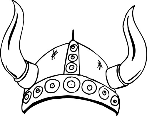 viking helmet template