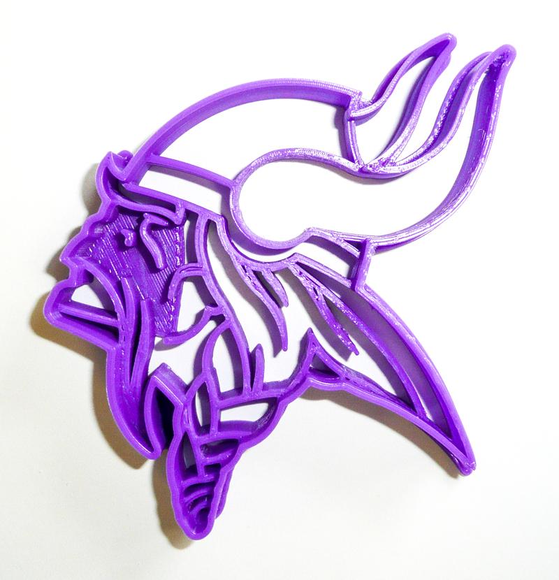 Minnesota Vikings NFL Football Logo Special Occasion Cookie Cutter Baking  Tool 3D Printed Made In USA PR970.