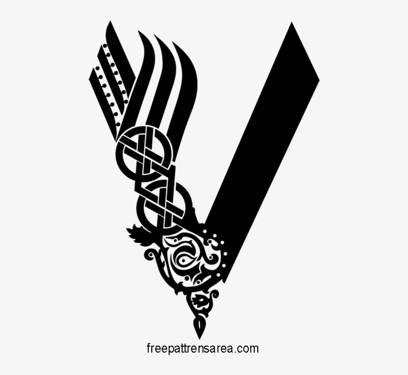 View Larger Image The Vikings Serie Logo Symbol Vector.