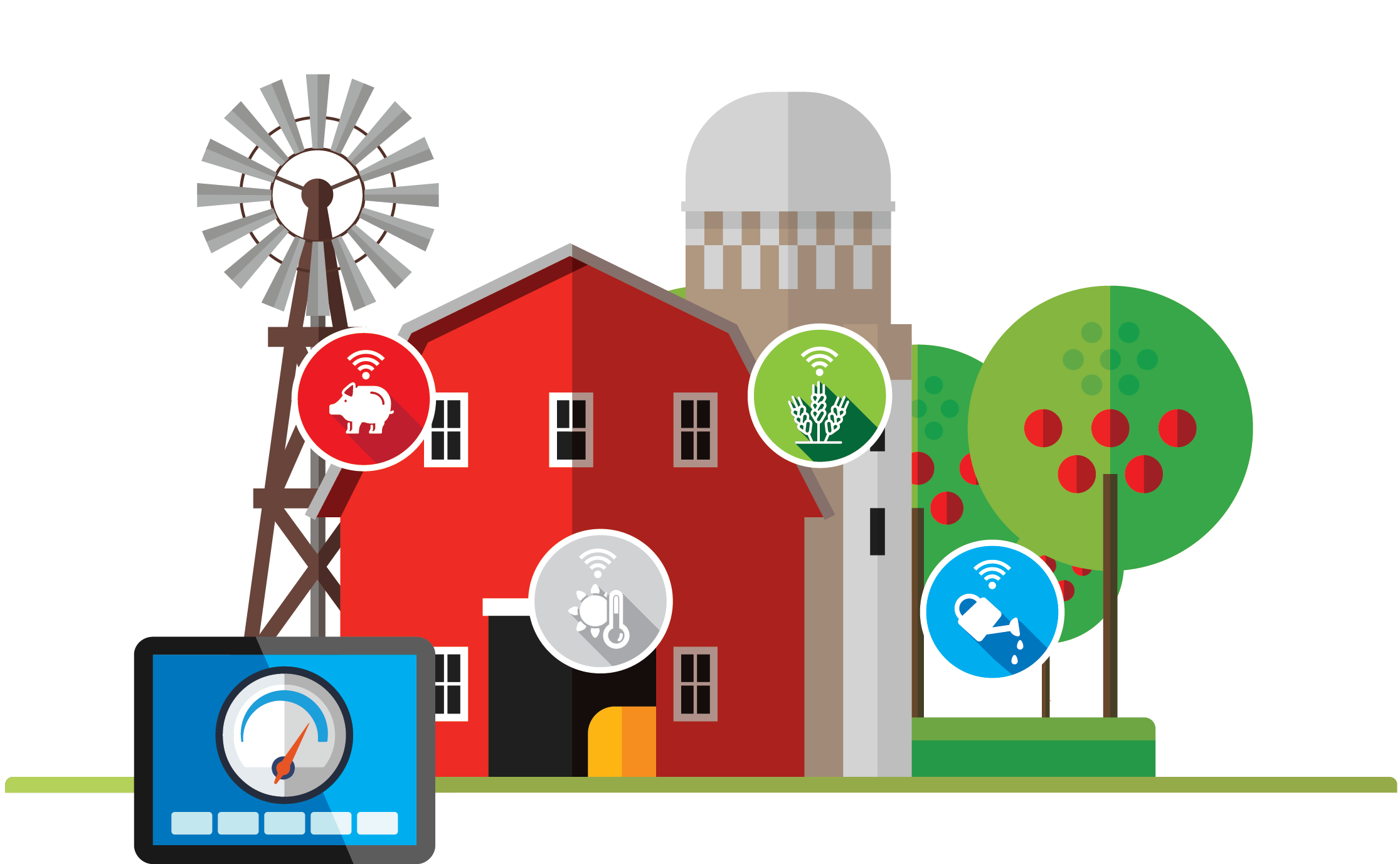 Agro Based Industries Clipart.