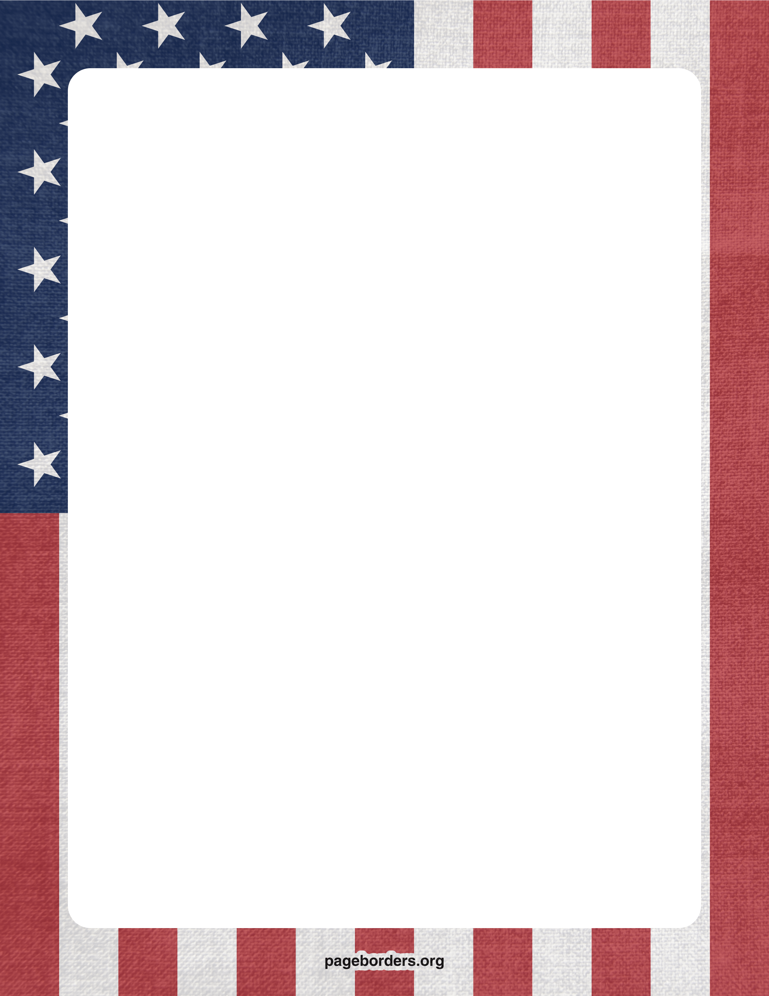 Free American Flag Page Border, Download Free Clip Art, Free.
