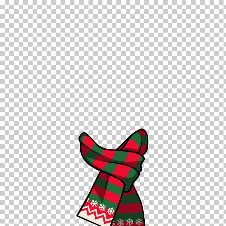Santa Claus Christmas Scarf , scarf, Christmas.